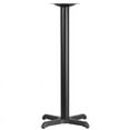 thumbnail image 4 of 30" Square Black Laminate Table Top With Bar Height X Base - Bar Height Restaurant Table, 4 of 4