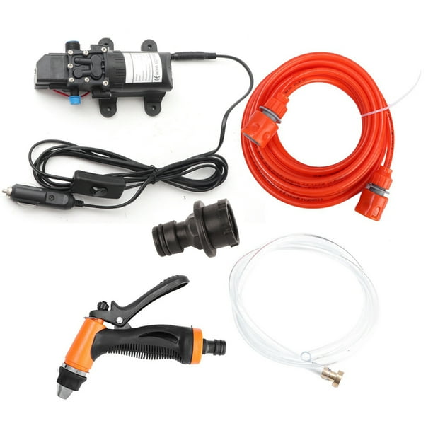 Kit de bomba de alta presión para lavado de coches eléctricos de 12 V, pulverizador, herramienta de limpieza