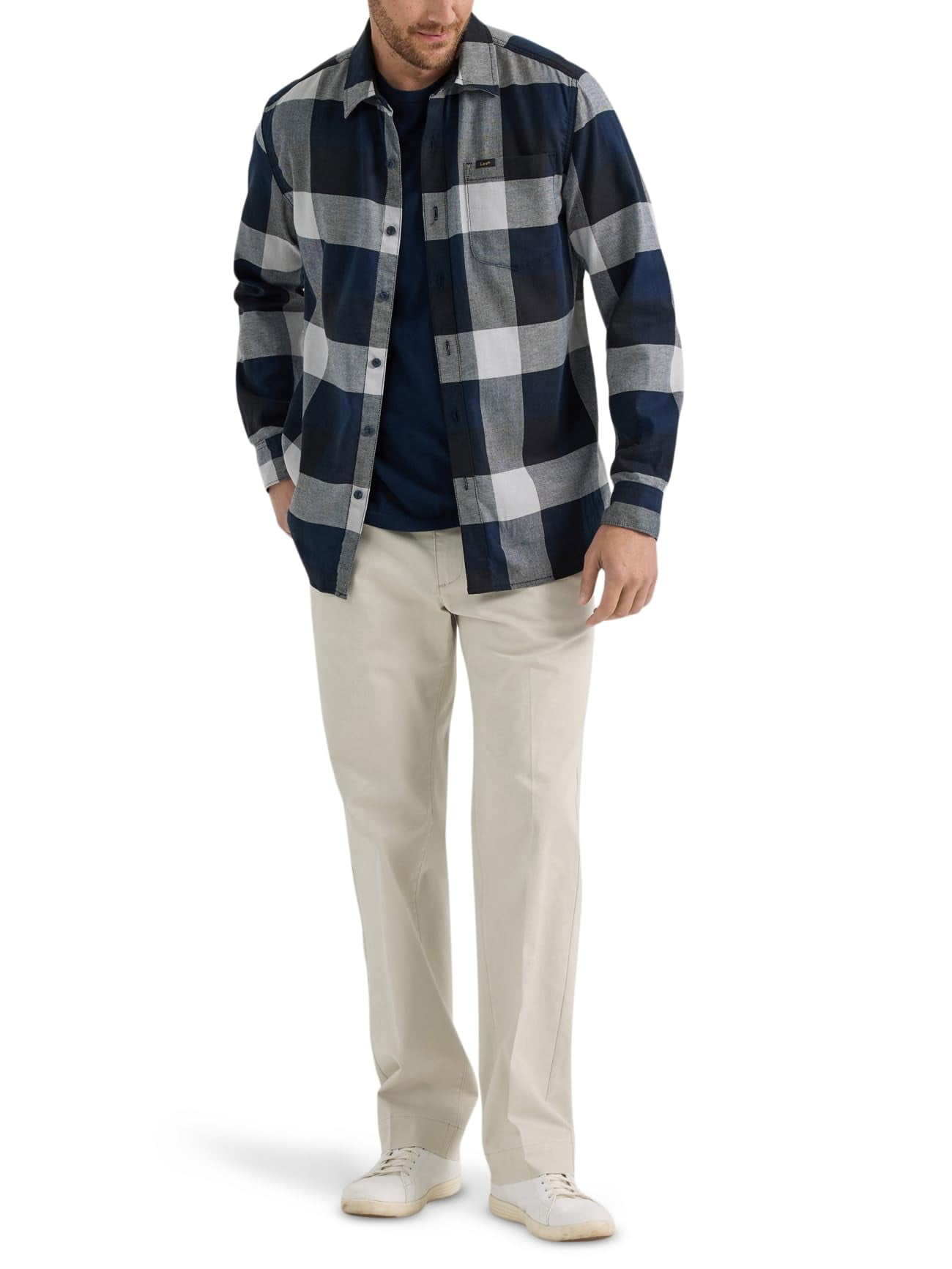 Lee Men’s Extreme Comfort Flat Front Pant