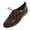 Brown, variant on HAOTAGS Women Casual Loafers,Comfortable Spring Summer Pointy Toe Leather Shoes Red