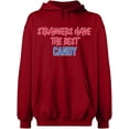thumbnail image 2 of OXI Hoodie Sweatshirt - Strangers The Best Candy, Basic Casual Hoodie for Men's and Women Fleece Hoodie Long Sleeve - Antiquee Cherry Small, 2 of 3