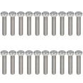 thumbnail image 1 of 20Pcs Hex Bolt Coarse Thread Set Screws Fully Threaded Bolts A2 Stainless Steel M10x1.5 DIN 933M10x55, 1 of 15