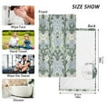 thumbnail image 6 of Yayeee 100% Cotton Hand Towels for Bathroom 16" x 28" Soft Absorbent Kitchen Towel, Blue Blossom, 6 of 7