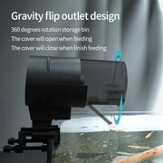 Automatic Fish Feeder Feed Dispenser With Timer Countdown Feeding