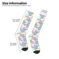 thumbnail image 5 of Easygdp Sea Turtles Soccer Socks Sport Knee High Socks Calf Compression Athletic Socks for Men and Women, 5 of 9