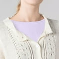 thumbnail image 6 of Helii Women's Striped Detachable Half High Collar Fake Collar for Sweater Dress Outfit, 6 of 8
