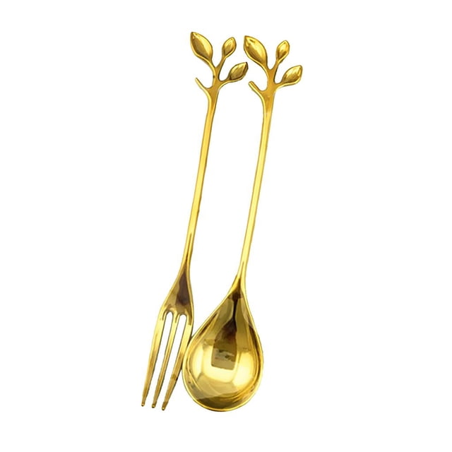 simhoa Cutlery Set with Polished for Kitchen, Bar, Hotel, Coffee, Gold
