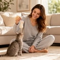 thumbnail image 3 of Soft Plush Catnip Toy for Cats Cartoon Animal Mouse Shaped Stuffed Pet Durable Fabric Fun Design, 3 of 4