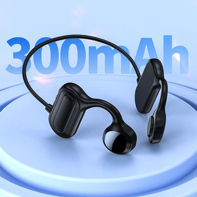 Soporte inalámbrico perfke TF HiFi Botón Trabajo Conducción Ósea Bluetooth 5.0