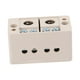 thumbnail image 5 of Conector de bloque de terminales Durable Fácil de instalar Buen rendimiento Conector de cable 2 en 4 Blanco, 5 of 9