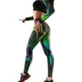 thumbnail image 2 of eczipvz Workout Leggings Waist Leggings for Women Tummy Control-Soft High Waisted Non See Through Black Yoga Pants Green,XL, 2 of 4