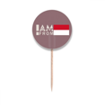 thumbnail image 1 of I Am From Monaco Art Deco  Fashion Toothpick Flags Round Labels Party Decoration, 1 of 3