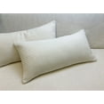 thumbnail image 4 of Aiking Pack of 2 Soft Decorative Knitted Double-Cable Sweater Cozy Throw Pillow Covers, 14x26 inch, Ivory, 4 of 6