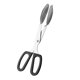 thumbnail image 1 of Pinzas para buffet, pinzas , pinzas de tijera para alimentos espesantes, pinzas de cocina, pinzas para ensalada para servir y cocinar pasteles Negro y plata, 1 of 8
