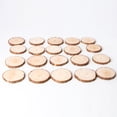 thumbnail image 4 of Set de rodajas de madera Kit de círculos de madera inacabados naturales Fiestas de cumpleaños Adornos de casa para artesanías Bricolaje Posavero Grabado Tallado JM01644 Eigraketly HA012301-01, 4 of 7
