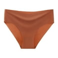 thumbnail image 2 of Silk Panties for Women Sexy Thin Breathable Low Rise Hipster Underwear Ladies Basic Smoothing Solid Color Stretchy High-Cut No Show Workout Briefs, 2 of 5