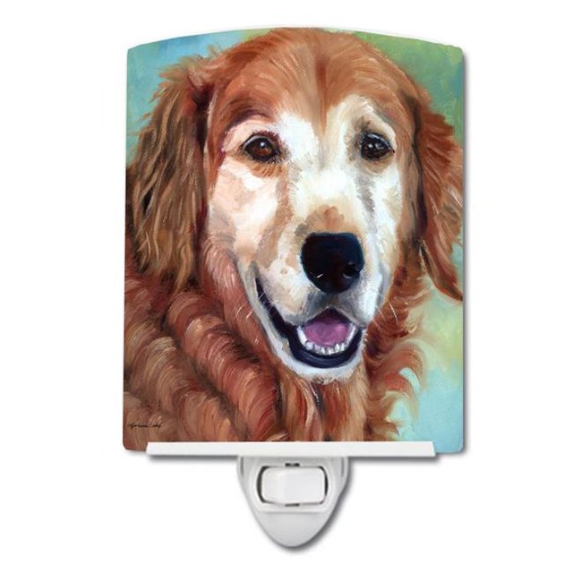 Carolines Treasures 7383CNL Golden Retriver Good Boy Ceramic Night Light