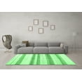 thumbnail image 3 of Ahgly Company Indoor Square Solid Emerald Green Modern Area Rugs, 5' Square, 3 of 4