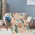 thumbnail image 4 of XMXT Flannel Throw Blanket, Colorful Cactus Design Throw Blankets for Bed Couch Living Room, 50 x 70 inches, 4 of 9