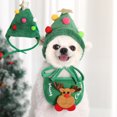 thumbnail image 1 of SPRING PARK Pet Green Christmas Tree Shape Hat Santa Cap Adjustable Xmas Tree Headdress Wedding Headgear Cute Head Accessories for Dogs, 1 of 7
