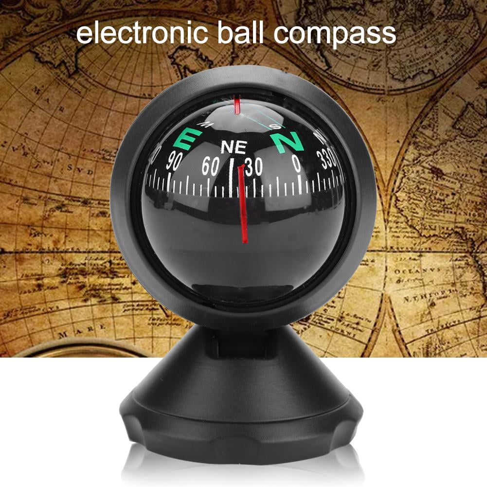 Greensen Ball Compass,Black Electronic Adjustable Military Marine Ball