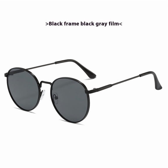 Retro Clip-On Sunglasses for Men and Women - Ellipse Design, Natural Pastoral Style - Ideal for Travel, Outdoor Sports, Driving