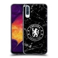thumbnail image 1 of Head Case Designs Officially Licensed Chelsea Football Club Crest Black Marble Soft Gel Case Compatible with Samsung Galaxy A50/A30s (2019), 1 of 7
