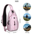 thumbnail image 5 of Crossbody Sling Backpack for Women Men Axolotl Wallpapers Shoulder Sling Crossbody Casual Chest Bag for Travel Sports Running Hiking, 5 of 6