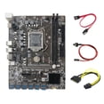 thumbnail image 1 of B250C Miner Motherboard+SATA 15Pin to 6Pin Cable+SATA Cable+Switch Cable 12 PCIE to USB3.0 GPU Slot, 1 of 5