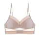 thumbnail image 1 of Gibobby Lencería de encaje Día de San Valentín para mujer Sujetador ultrafino de verano para mujer, ropa interior sin anillo de , sujetador francés Sexy con espalda abier(Beige, 3XL), 1 of 5