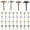 Assorted Color, variant on Rhewides 200-Piece Furniture Upholstery Tacks Set, Decorative Sofa Nails and Thumbtack Pins for Home and Office Use