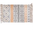 thumbnail image 5 of Living Room Rug, Woven Washable Decorative Rug with Tassel, Bohemian Cotton Rug with Fringe, Decor Rug for Bedroom Porch Laundry Room, 60x90 cm (Style, 5 of 5