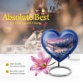 thumbnail image 5 of Winter's Graceful Slumber - Heart Shaped Urn For Human Ashes - Miniature Memorial Urn For Human Ashes - Keepsake For Adult Male - Compact Tribute - Urns For Human Ashes Adult - 3 Inch, 1 Pc, 5 of 5