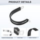 thumbnail image 2 of Uxcell 6 Paquete de Abrazaderas de Cable 46 mm Acero Inoxidable 304 Goma Forma R para Tubo, 2 of 7