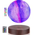 thumbnail image 1 of Lámpara Levitating Galaxy Moon UVEHAS con impresión 3D en 16 colores, 1 of 7