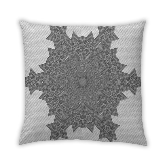 Ahgly Company Outdoor Square Contemporary Throw Pillow, 18 inch by 18 inch