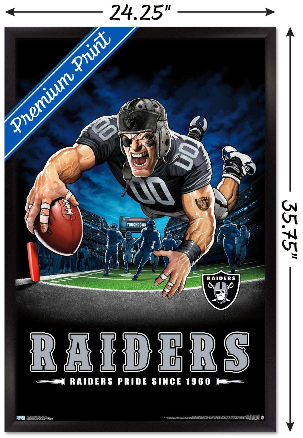 NFL Las Vegas Raiders – End Zone 20 Wall Poster, 22.375 x 34