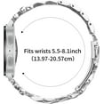 thumbnail image 4 of MYKOMI Metal Band for Samsung Galaxy Watch 8 40mm 44mm / 8 Classic 46mm Replacement Stainless Steel Strap/Wrist Band for Samsung Galaxy Watch 8 40mm 44mm/8 Classic 46 mm, 4 of 6
