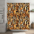 thumbnail image 3 of Fuzoiu Zebra Print Waterproof Shower Curtain 72x72in with Heavy Duty Metal Grommets,Machine Washable Spring Modern Shower Curtains, 3 of 3
