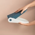 thumbnail image 2 of Organizador de ranuras para zapatos NQ azul ajustable ahorrador de espacio para niñas mujeres familia, 2 of 5