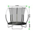 thumbnail image 2 of 6FT Springfree No Gap Trampoline, Black, 2 of 8