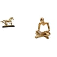 thumbnail image 1 of Escultura Figura Obra de Arte Adorno Coleccionable Estatua para Decoración de Escritorio Estantería Muebles de Sala Decoración del Hogar Pensador Abst, 1 of 8