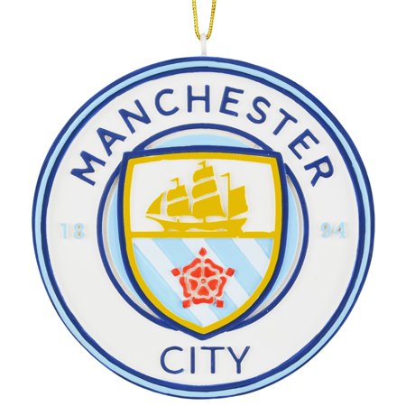 Tree Buddees x Manchester City F.C. Official Football Club Bauble Limited Edition Christmas Ornament – Team Crest