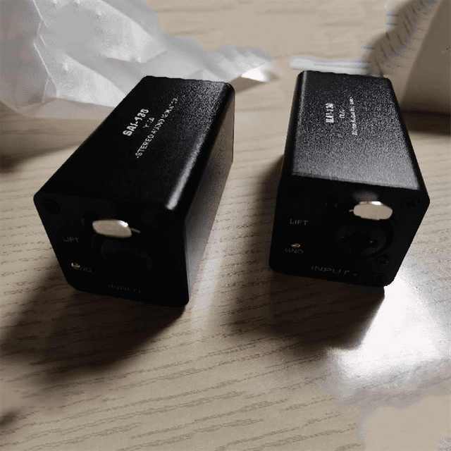 Audio Isolator Noise Reduction,Eliminates Current Noise,DI Grounding Box,6.5 XLR Mixer Audio Isolator, MAI-130 Mono