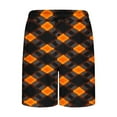thumbnail image 5 of Teyfeniy Argyle Plaid Shorts for Men Pajama Sleeping Lounge Elastic Waist with Drawstring and Pockets Casual Comfy Soft Fashion Shorts, 5 of 5