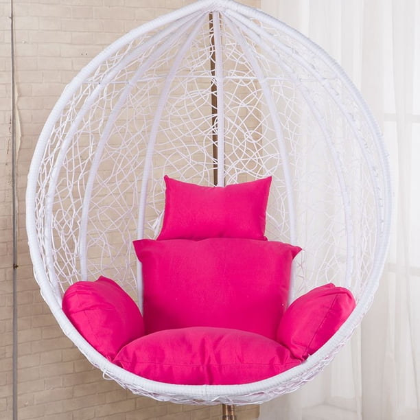 Cojines de silla de salón de jardín, decoración del hogar, cojín de asiento de cesta de columpio de balcón de Color sólido, cojín de dormitorio desmontable al aire libre Fivean unisex