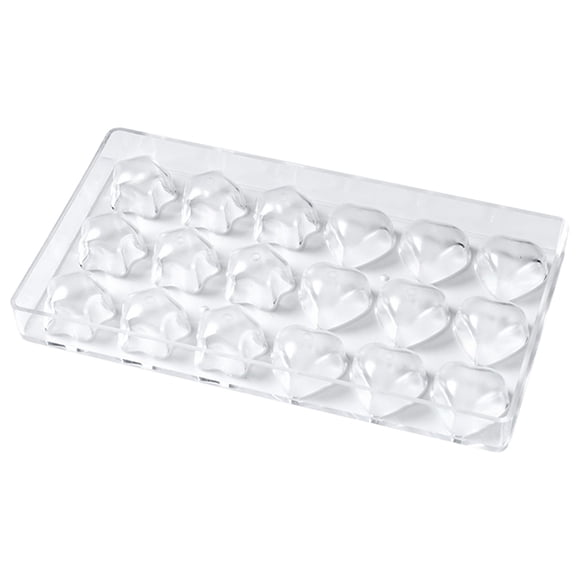 Cookie Cutter Set 18 Grid Plastic Heart/Star Candy Plastic Polycarbonate Making Hard Plastic Bakeware Tools Baking Cutters Shape Cutters Biscuit Mold Baking Decorating Tools Cutter Set