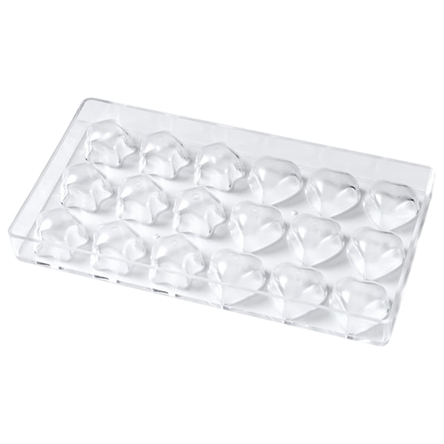 Cookie Cutter Set 18 Grid Plastic Heart/Star Candy Plastic Polycarbonate Making Hard Plastic Bakeware Tools Baking Cutters Shape Cutters Biscuit Mold Baking Decorating Tools Cutter Set