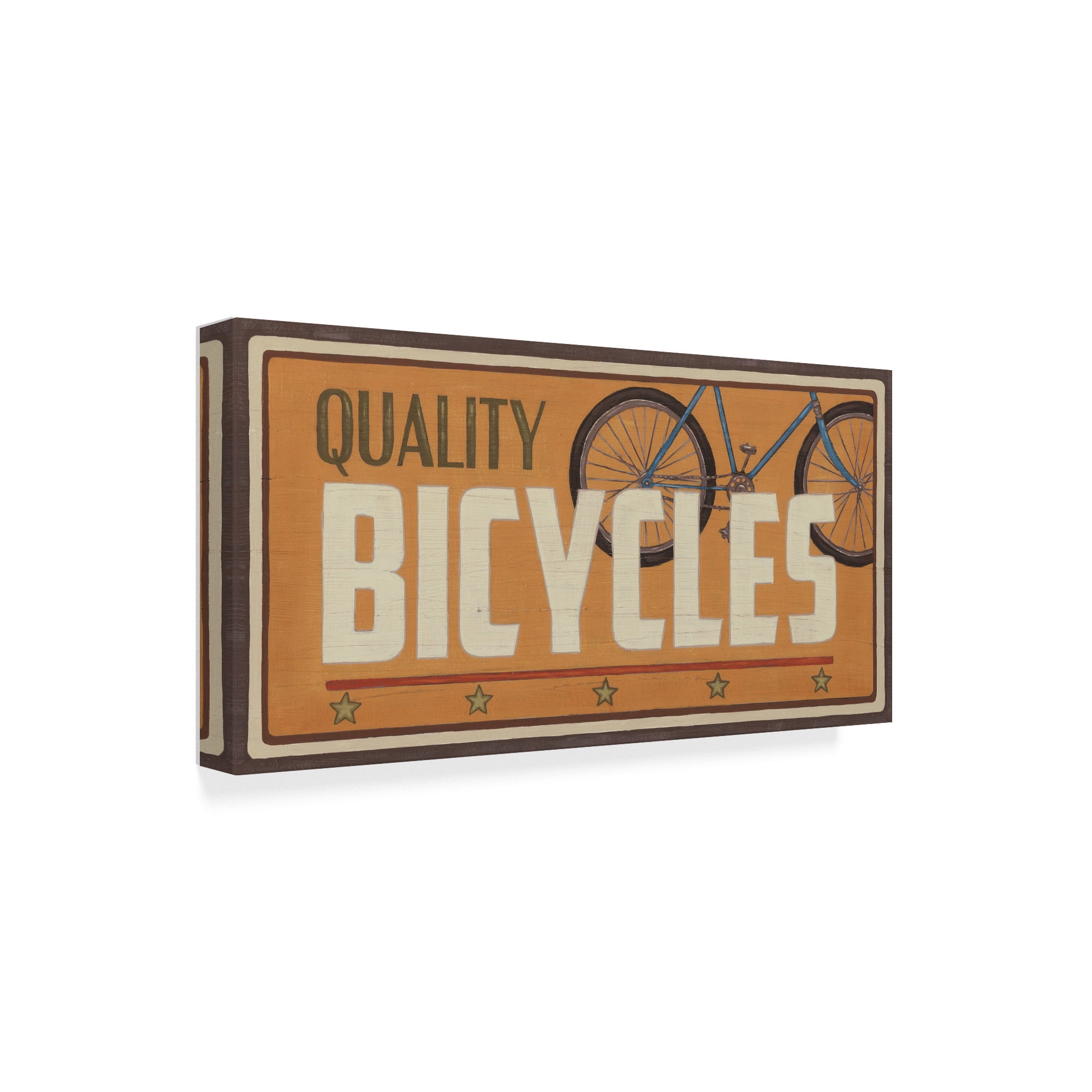 Trademark Fine Art 'Bike Shop III' Canvas Art by June Erica Vess