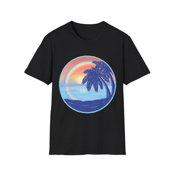 Summer Bubble Ocean Waves Men Women Paradise Graphic TShirt